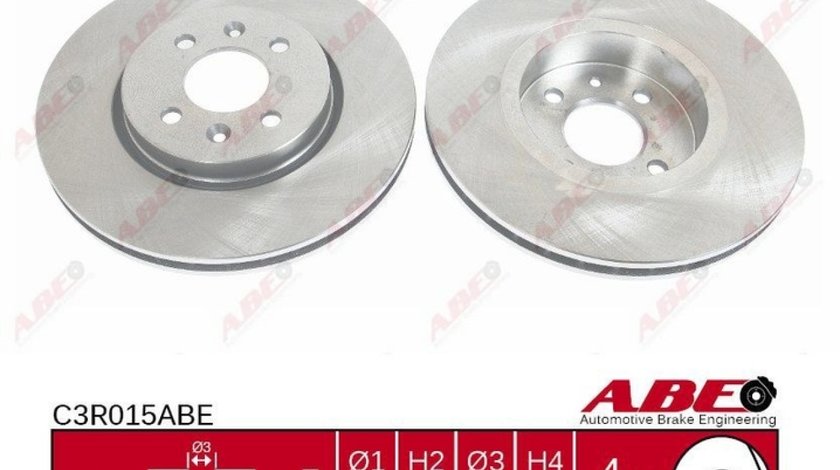 Disc frana RENAULT SCÉNIC II JM0/1 Producator ABE C3R015ABE