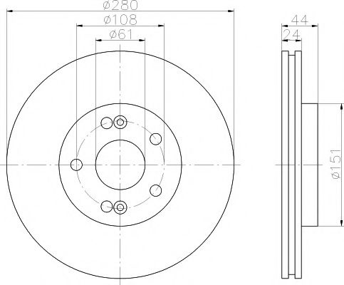 Disc frana RENAULT SCENIC I (JA0/1) (1999 - 2003) TEXTAR 92113803 piesa NOUA