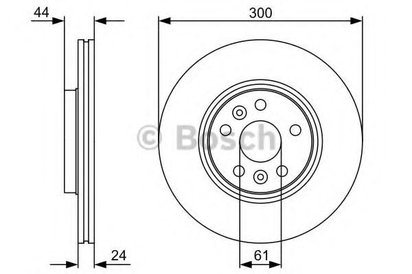 Disc frana RENAULT SCENIC II (JM0/1) (2003 - 2009) BOSCH 0 986 479 554 piesa NOUA