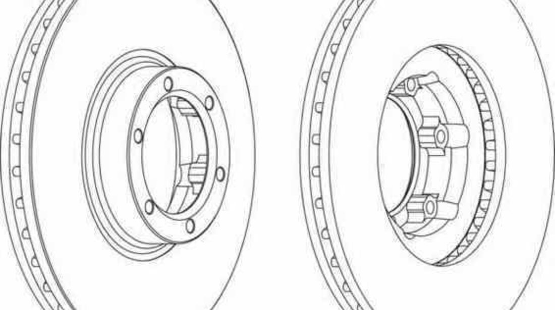 Disc frana RENAULT TRAFIC caroserie T1 T3 T4 FERODO DDF160-1