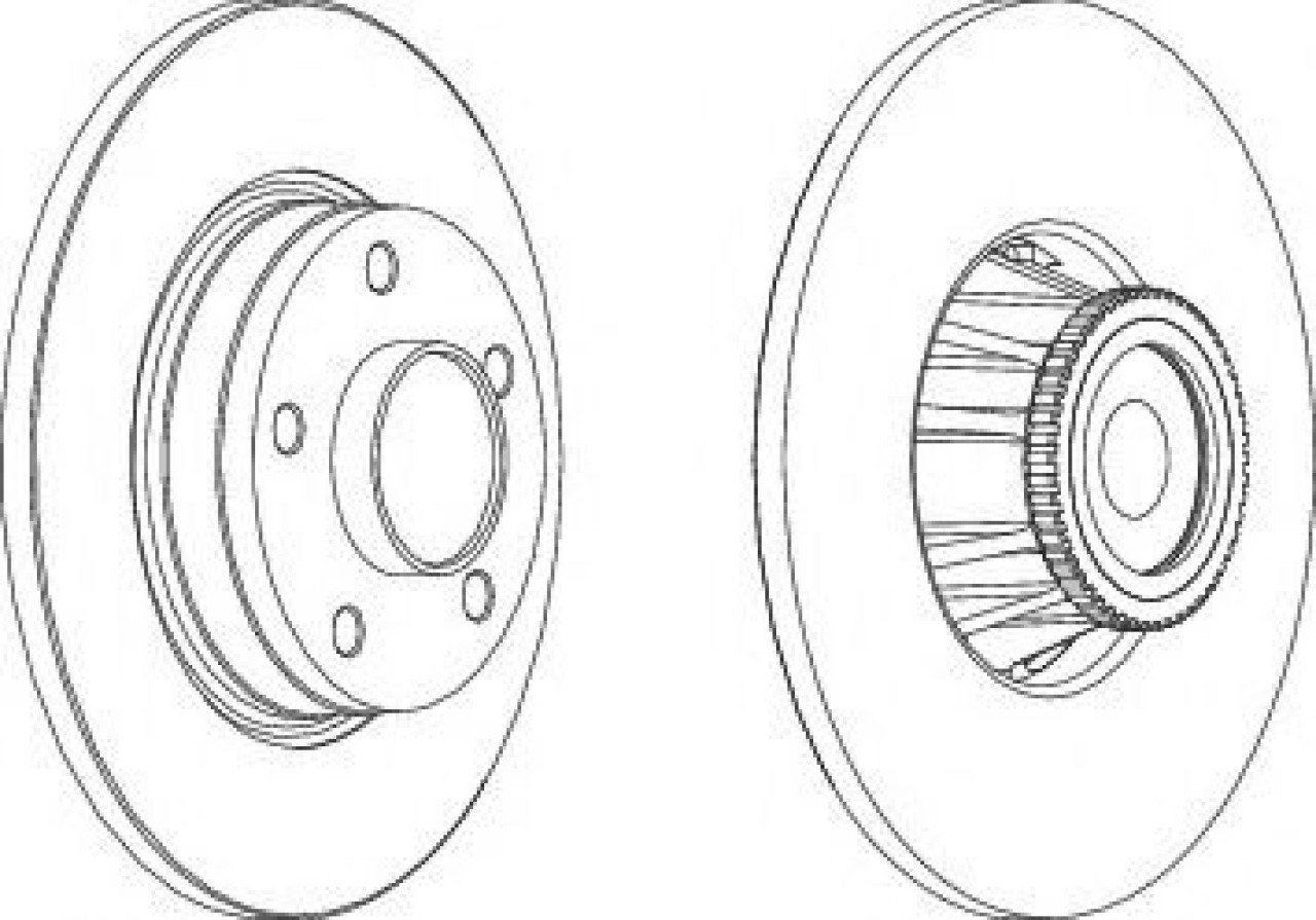 Disc frana RENAULT TRAFIC II bus (JL) (2001 - 2014) FERODO DDF1623-1 piesa NOUA