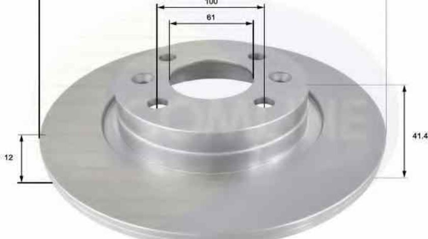 Disc frana RENAULT TWINGO I caroserie S06 COMLINE ADC2709