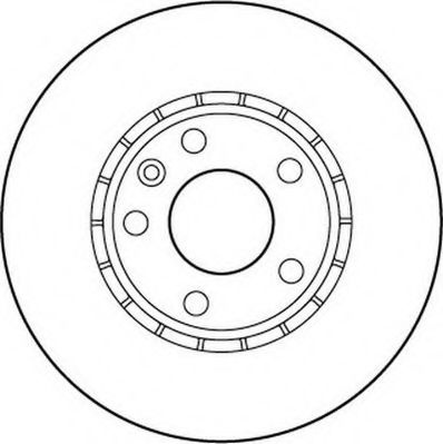 Disc frana RENAULT VEL SATIS (BJ0) (2002 - 2016) JURID 562241JC piesa NOUA