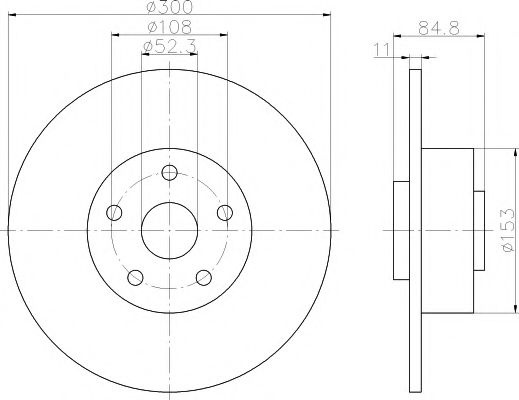 Disc frana RENAULT VEL SATIS (BJ0) (2002 - 2016) TEXTAR 92159803 piesa NOUA