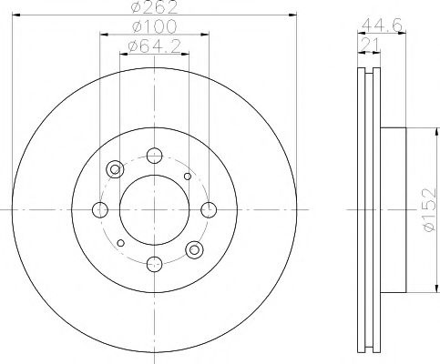 Disc frana ROVER 25 (RF) (1999 - 2005) TEXTAR 92060903 piesa NOUA