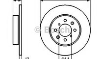 Disc frana ROVER 45 (RT) (2000 - 2005) BOSCH 0 986...