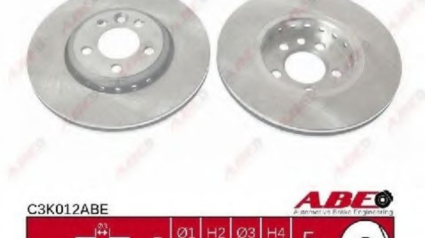 Disc frana ROVER 75 (RJ) (1999 - 2005) ABE C3K012ABE piesa NOUA