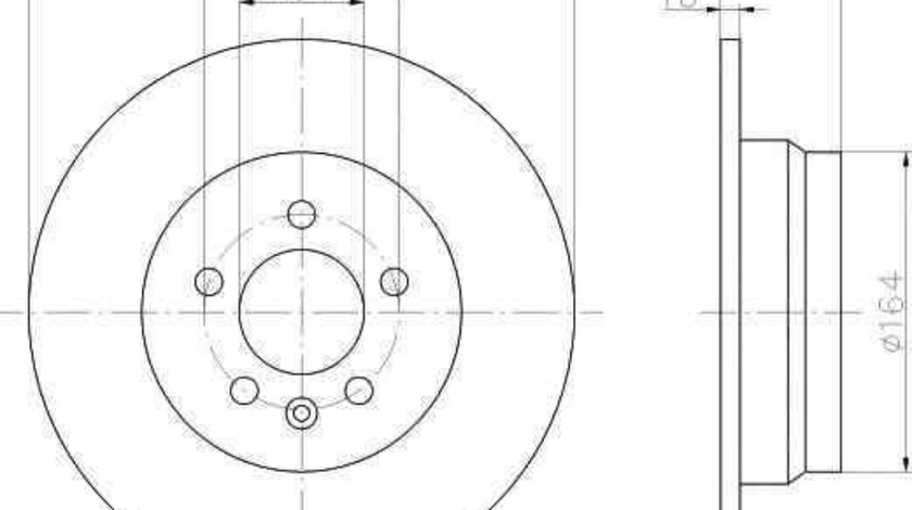 Disc frana ROVER 75 (RJ) TEXTAR 92103500