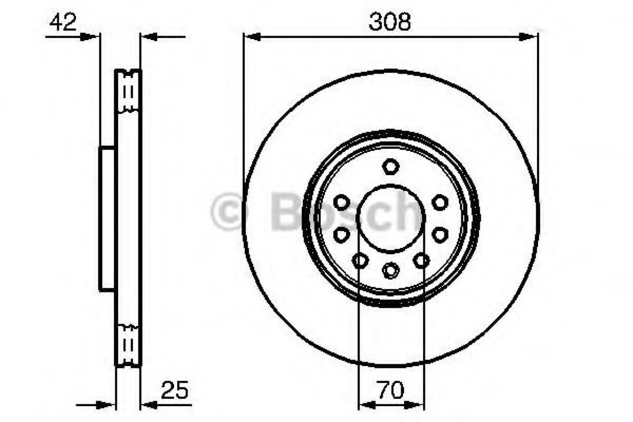 Disc frana SAAB 9-3 Cabriolet (YS3D) (1998 - 2003) BOSCH 0 986 479 113 piesa NOUA