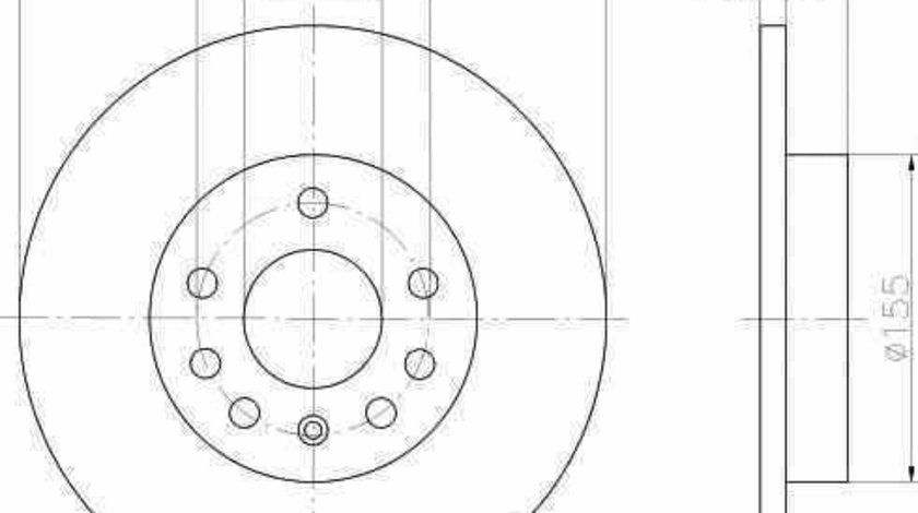 Disc frana SAAB 9-3 combi TEXTAR 92118503