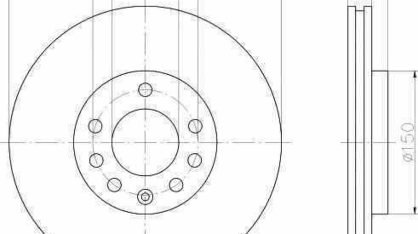 Disc frana SAAB 9-3 combi TEXTAR 92118703