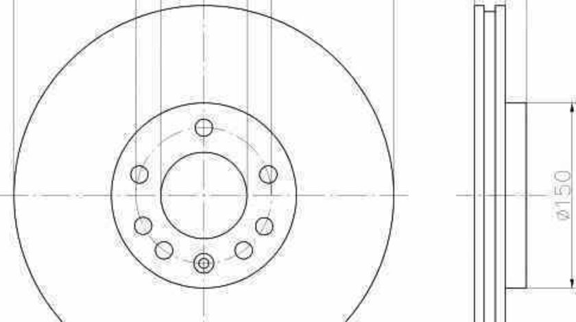 Disc frana SAAB 9-3 YS3D TEXTAR 92110903