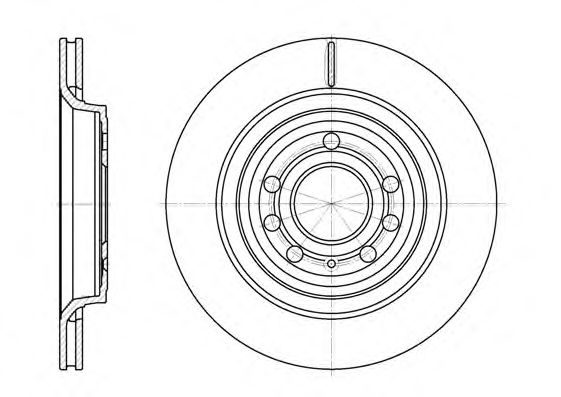 Disc frana SAAB 9-3 (YS3F) (2002 - 2016) REMSA 6686.10 piesa NOUA
