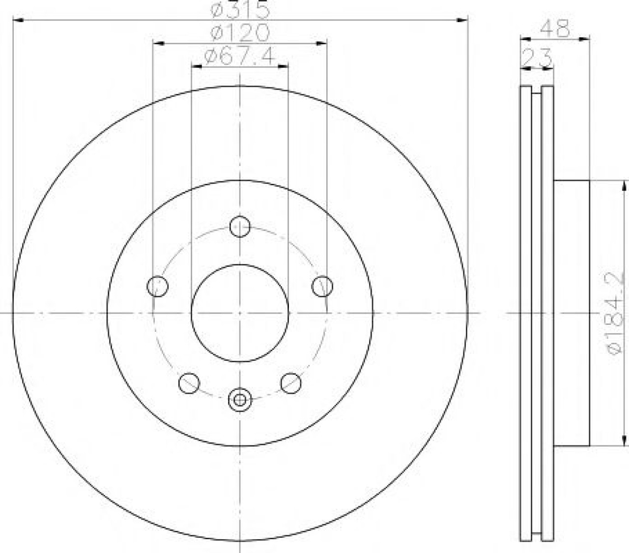 Disc frana SAAB 9-5 (YS3G) (2010 - 2012) TEXTAR 92187303 piesa NOUA