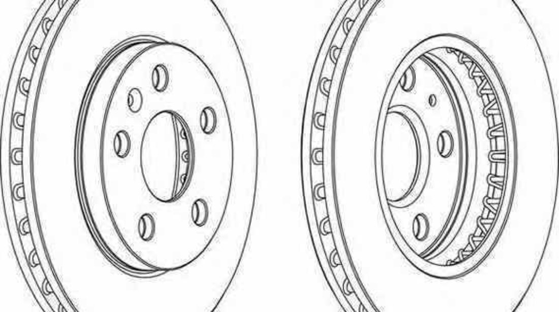 Disc frana SAAB 9-5 YS3G FERODO DDF1721C