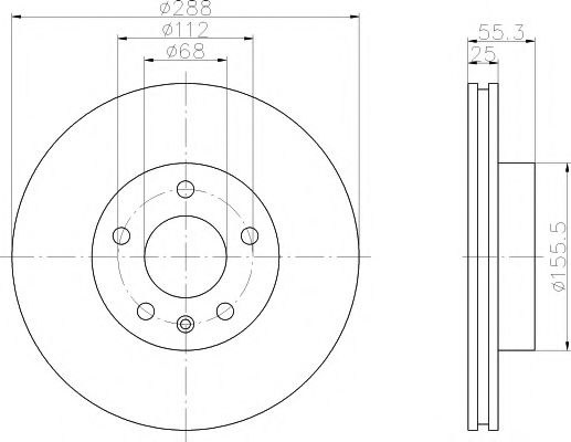 Disc frana SEAT ALHAMBRA (7V8, 7V9) (1996 - 2010) TEXTAR 92074203 piesa NOUA