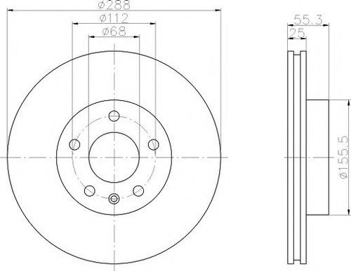 Disc frana SEAT ALHAMBRA (7V8, 7V9) (1996 - 2010) TEXTAR 92074203 piesa NOUA