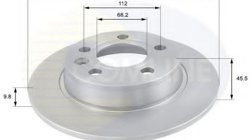 Disc frana SEAT ALHAMBRA (7V8, 7V9) (1996 - 2010) COMLINE ADC1429 piesa NOUA