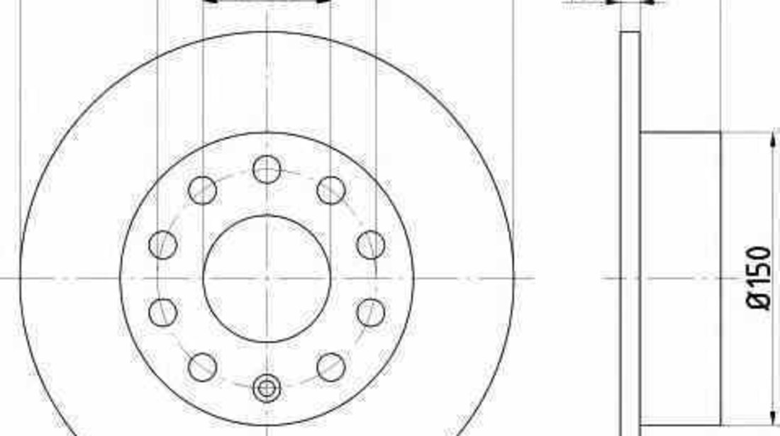 Disc frana SEAT ALTEA 5P1 TEXTAR 92120903