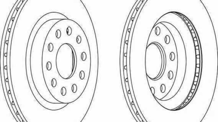 Disc frana SEAT ALTEA XL 5P5 5P8 FERODO DDF1223