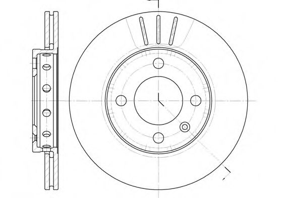 Disc frana SEAT AROSA (6H) (1997 - 2004) REMSA 6426.10 piesa NOUA