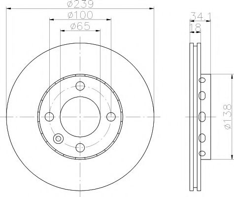 Disc frana SEAT AROSA (6H) (1997 - 2004) TEXTAR 92072003 piesa NOUA