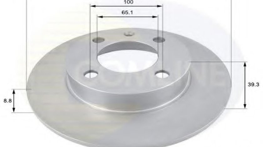 Disc frana SEAT CORDOBA (6K1, 6K2) (1993 - 1999) COMLINE ADC1439 piesa NOUA