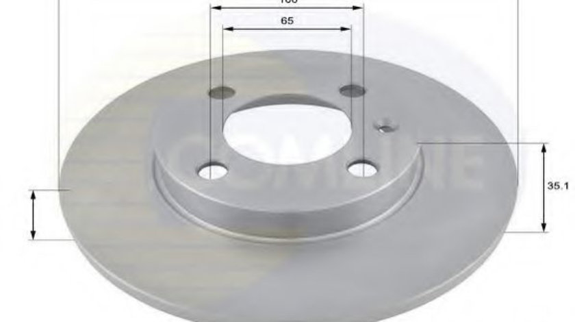 Disc frana SEAT CORDOBA (6K1, 6K2) (1993 - 1999) COMLINE ADC1402 piesa NOUA