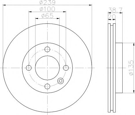 Disc frana SEAT CORDOBA (6K1, 6K2) (1993 - 1999) TEXTAR 92012103 piesa NOUA