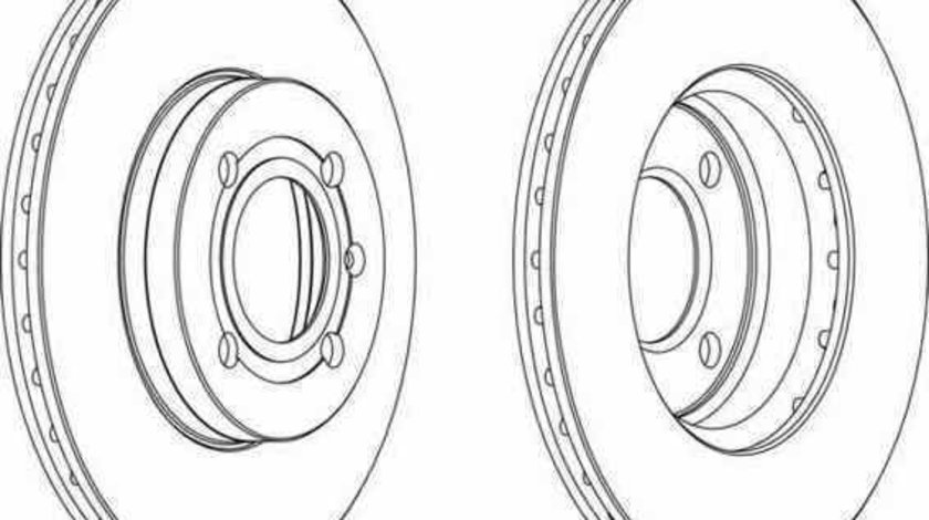 Disc frana SEAT CORDOBA 6K2 FERODO DDF207