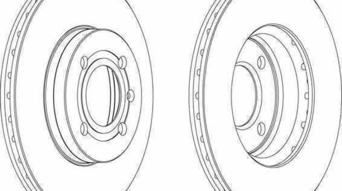 Disc frana SEAT CORDOBA 6K2 FERODO DDF207