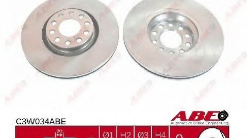 Disc frana SEAT EXEO (3R2) (2008 - 2016) ABE C3W034ABE piesa NOUA