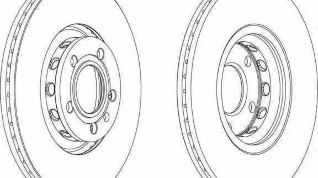 Disc frana SEAT EXEO 3R2 FERODO DDF1707