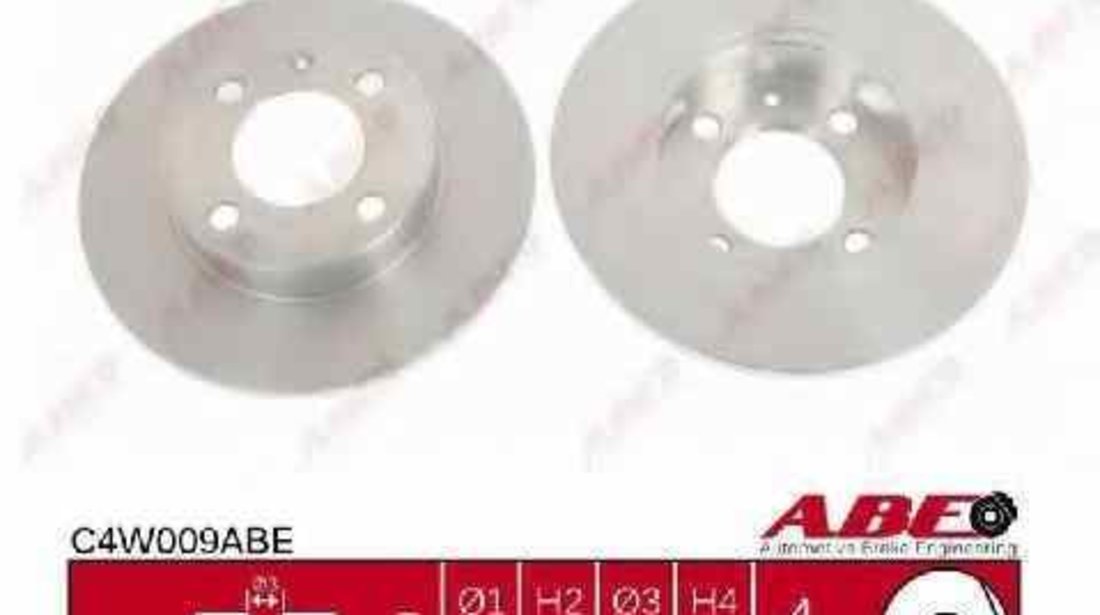 Disc frana SEAT IBIZA IV 6L1 ABE C4W009ABE