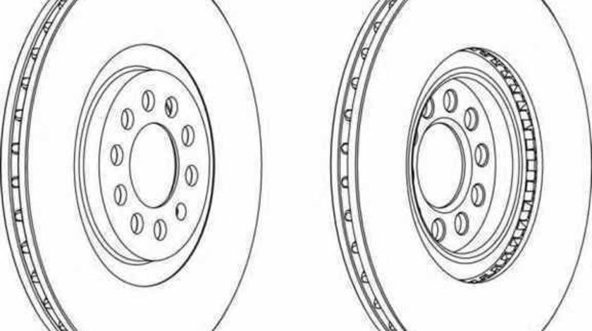 Disc frana SEAT IBIZA V SPORTCOUPE 6J1 FERODO DDF1118