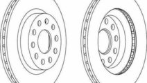 Disc frana SEAT LEON 1P1 FERODO DDF1223