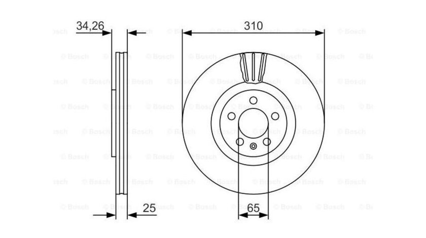 Disc frana Seat SEAT IBIZA V SPORTCOUPE (6J1, 6P1) 2008-2016 #2 09788010