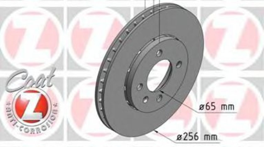 Disc frana SKODA CITIGO (2011 - 2016) ZIMMERMANN 600.3250.20 piesa NOUA