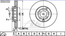 Disc frana Skoda FABIA 2006-2014 #2 09701110