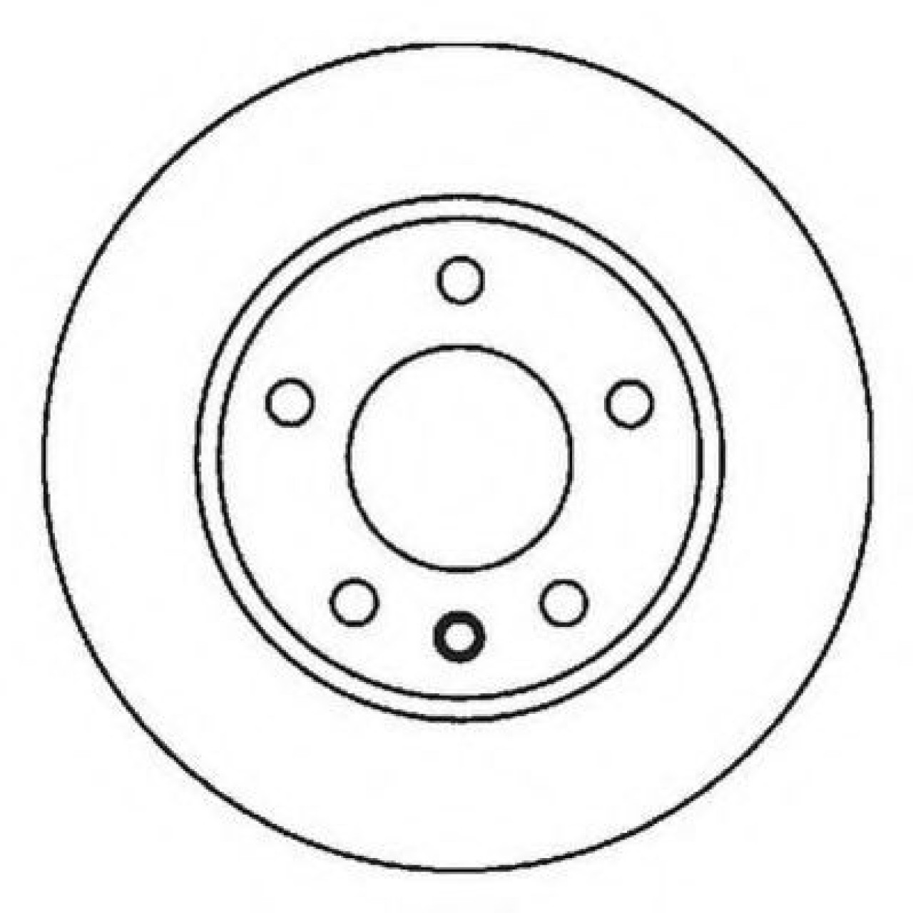 Disc frana SKODA FABIA I Combi (6Y5) (2000 - 2007) JURID 562053JC piesa NOUA