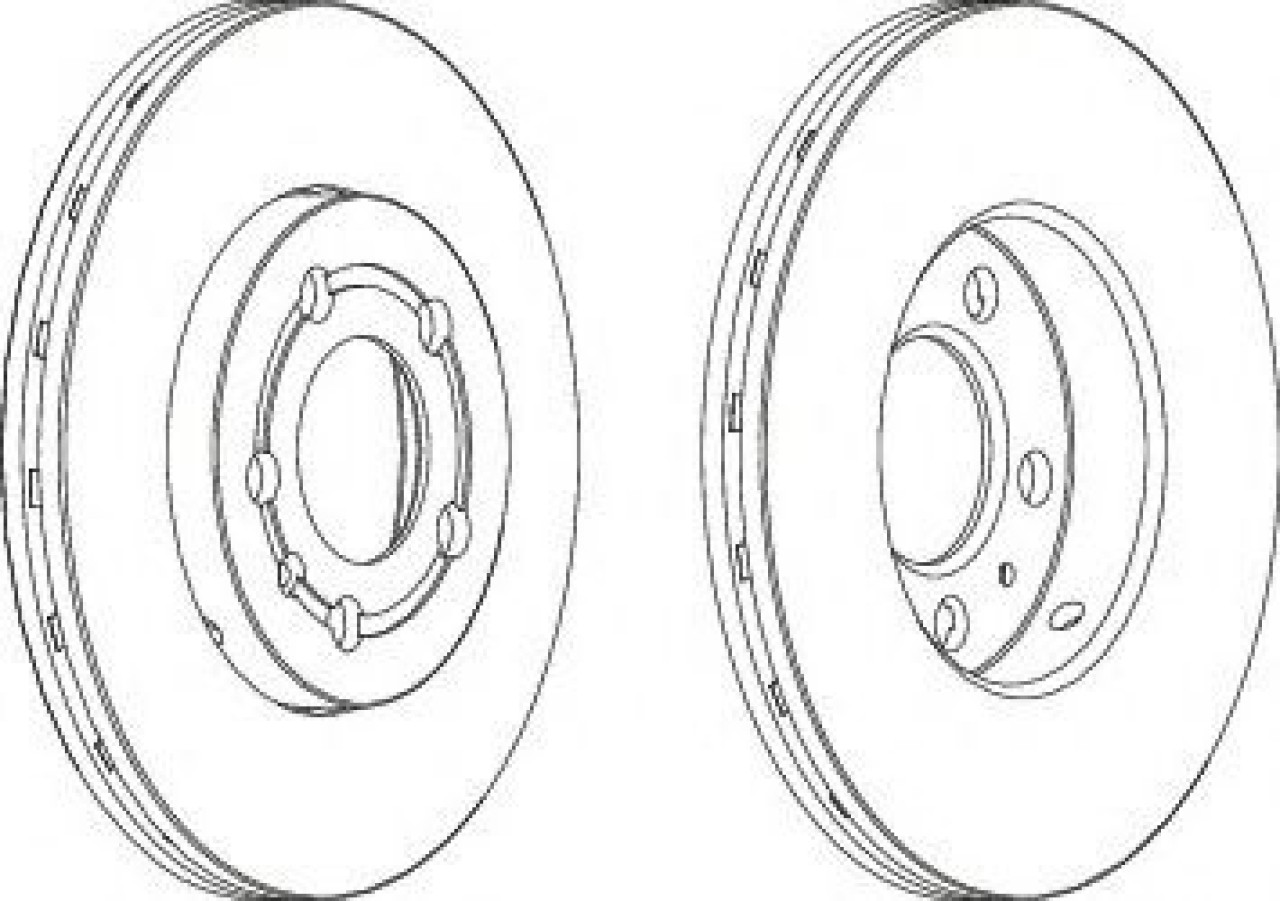 Disc frana SKODA FABIA II (2006 - 2014) FERODO DDF927 piesa NOUA