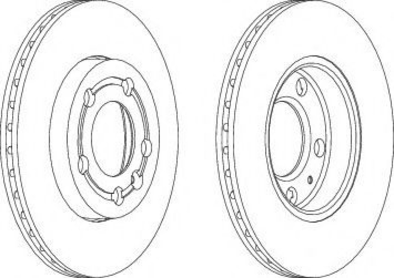 Disc frana SKODA FABIA II Combi (2007 - 2014) FERODO DDF1164 piesa NOUA