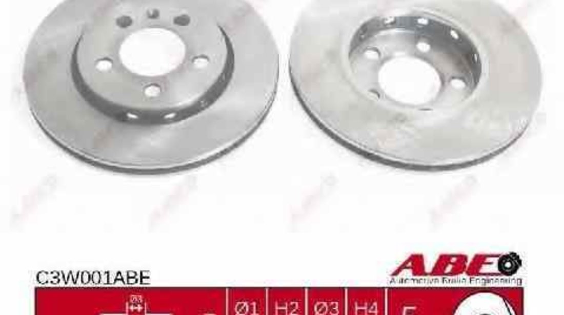 Disc frana SKODA FABIA limuzina 6Y3 ABE C3W001ABE