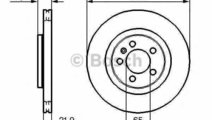 Disc frana SKODA FABIA NJ3 BOSCH 0 986 478 852