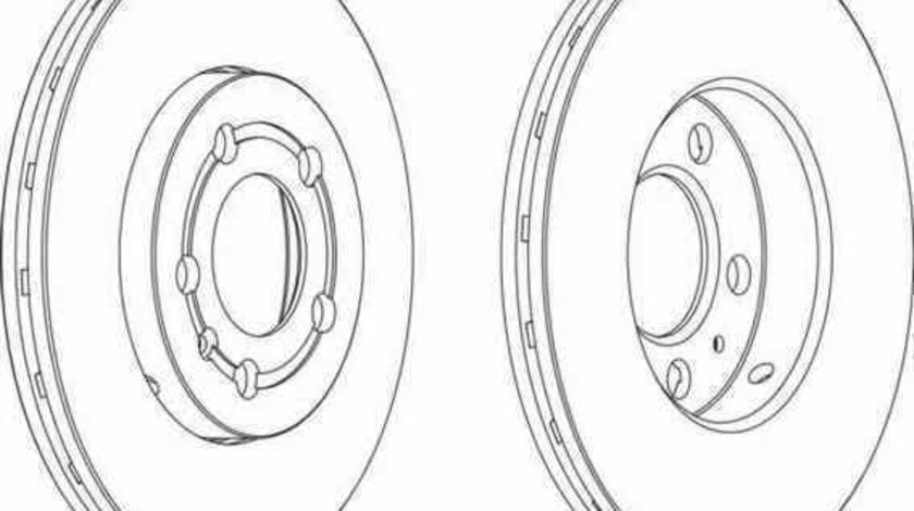 Disc frana SKODA OCTAVIA 1U2 FERODO DDF927