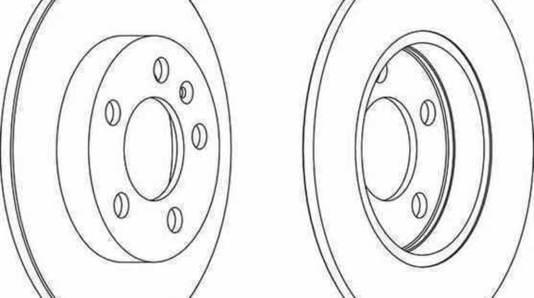 Disc frana SKODA OCTAVIA 1Z3 FERODO DDF1155