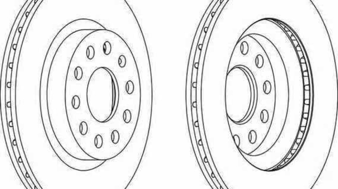 Disc frana SKODA OCTAVIA 1Z3 FERODO DDF1223