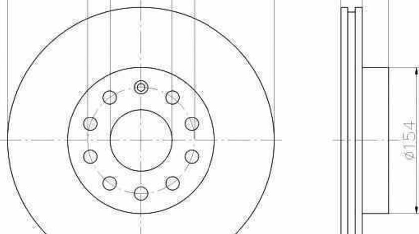 Disc frana SKODA OCTAVIA 1Z3 TEXTAR 92120705