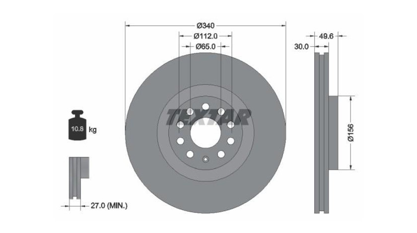 Disc frana Skoda OCTAVIA (5E3) 2012-2016 #2 0986479734