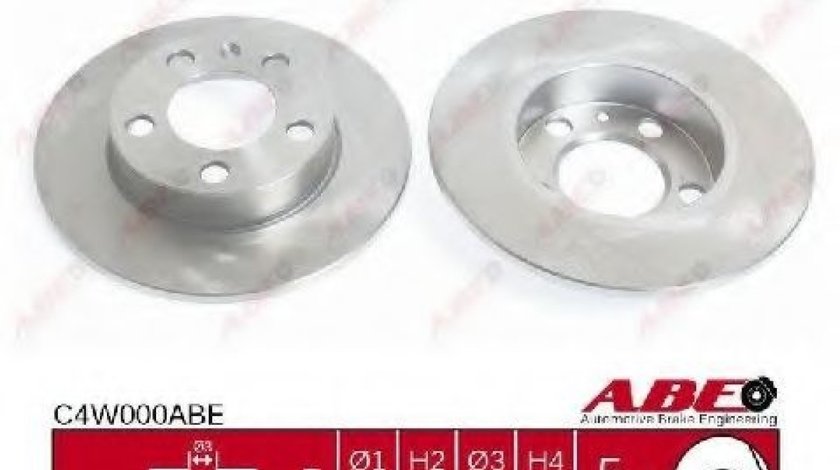 Disc frana SKODA OCTAVIA I (1U2) (1996 - 2010) ABE C4W000ABE piesa NOUA